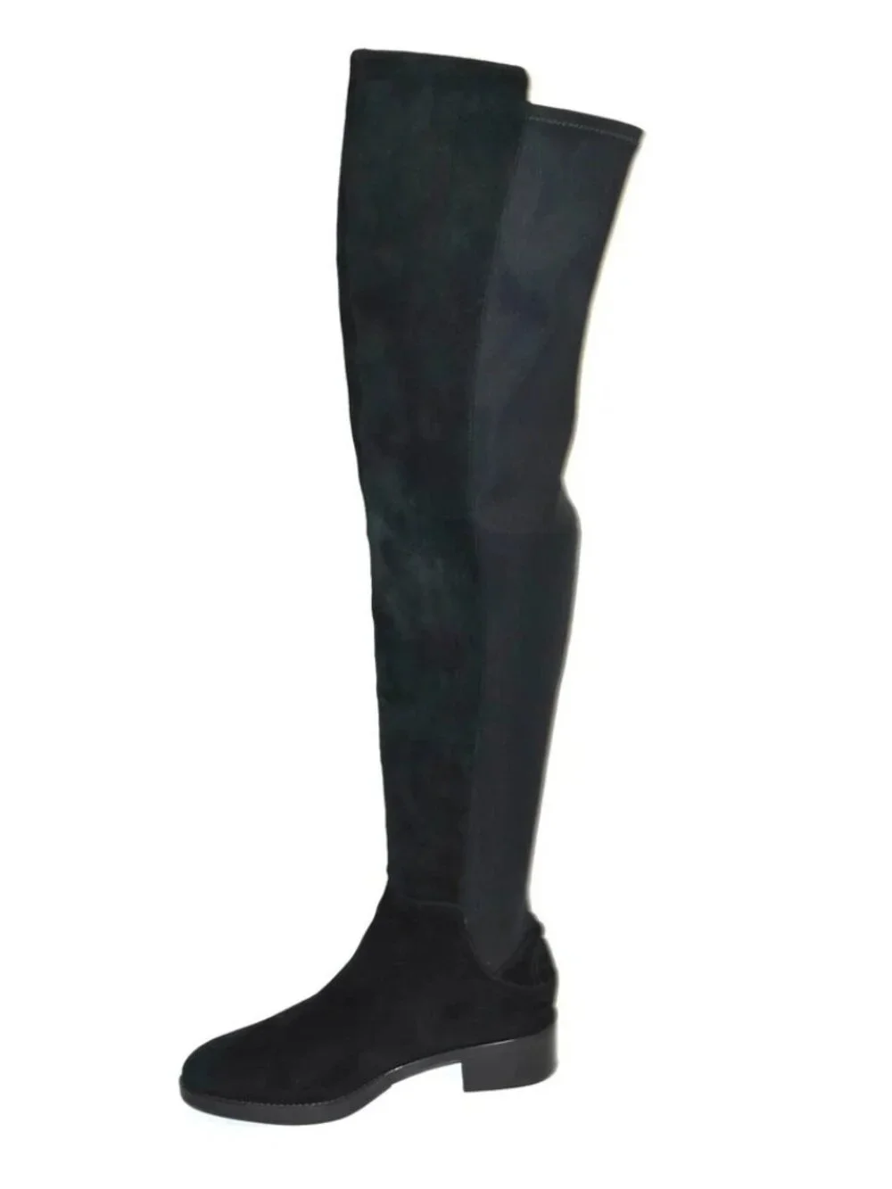 New Tory Burch 'Caitlin' Size 5 Over the Knee Boot Black Suede OTK DD21